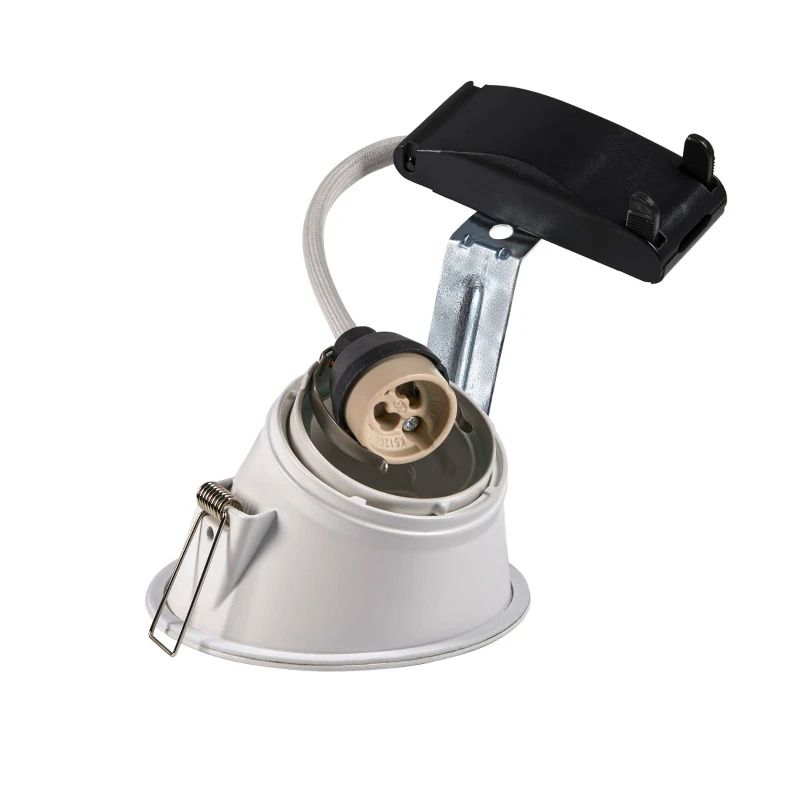 SLV LED Inbouwarmatuur Ø100mm | 1X GU10 Max 25W IP20 | Dimbaar | HORN