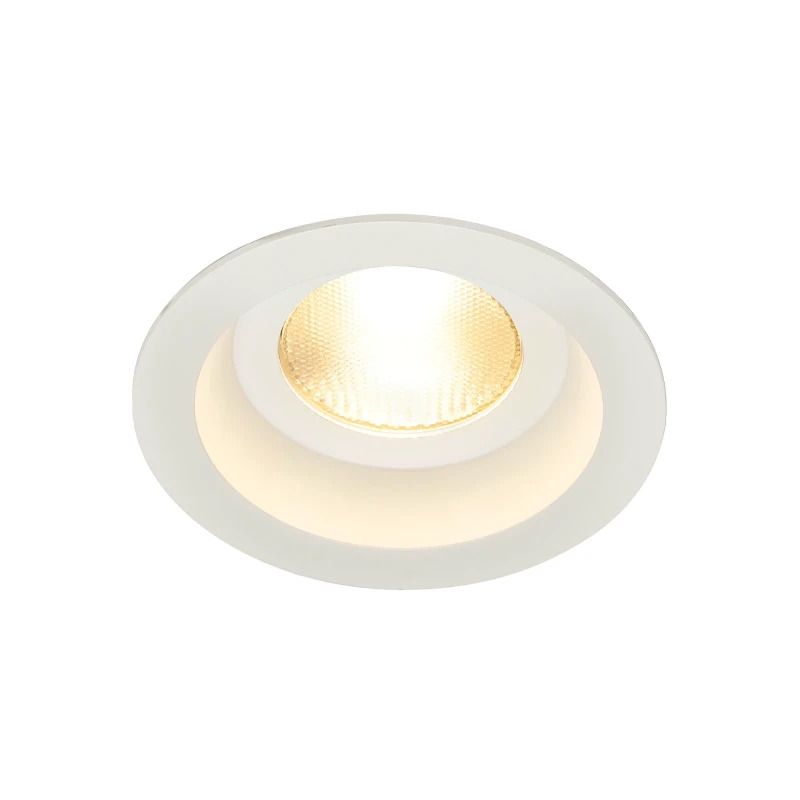 SLV LED Inbouwarmatuur Ø82mm | 15W 30002000K 1000lm 930 IP44 | Dimbaar | CONTONE