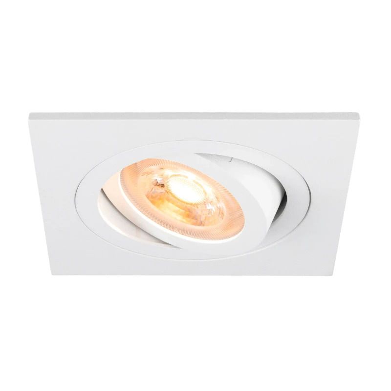 SLV LED Inbouwarmatuur Vierkant | 1X GU10 Max 10W IP20 | Dimbaar | NEW TRIA