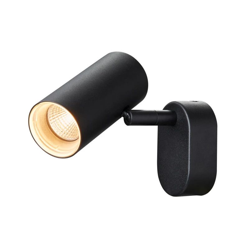 SLV LED Plafondlamp | 8W 2700K 620lm 827 | IP20 Dimbaar Zwart | NOBLO
