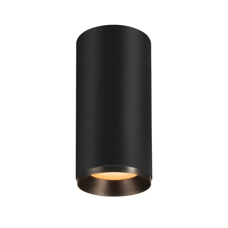 SLV LED Plafondlamp | 28W 2700K 2400lm 927 | IP20 DALI Dimbaar Zwart | NUMINOS