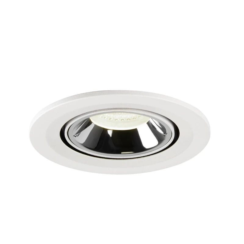 SLV LED Inbouwarmatuur Ø90mm | 8.6W 4000K 750lm 940 IP20 | NUMINOS
