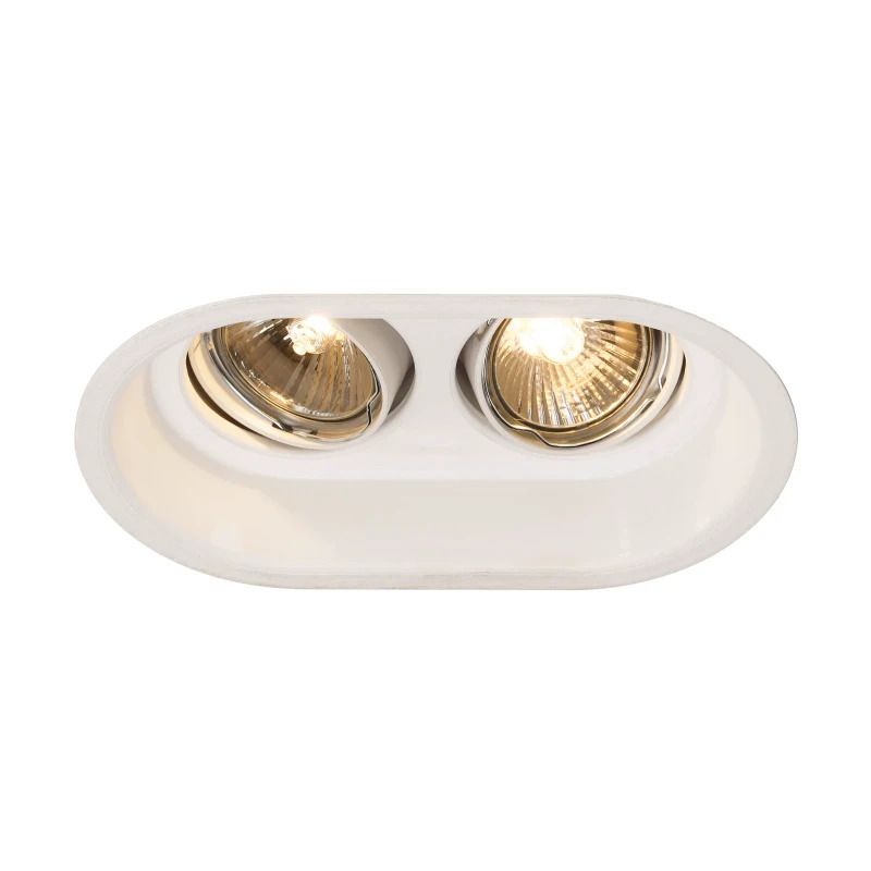 SLV LED Inbouwarmatuur Ømm | 2X GU10 Max 50W IP20 | Dimbaar | HORN