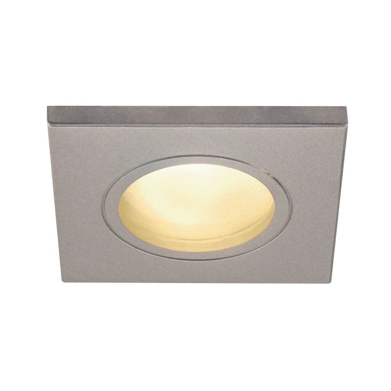 SLV LED Inbouwarmatuur Vierkant | 1X GU10 Max 50W IP65 | Dimbaar | DOLIX