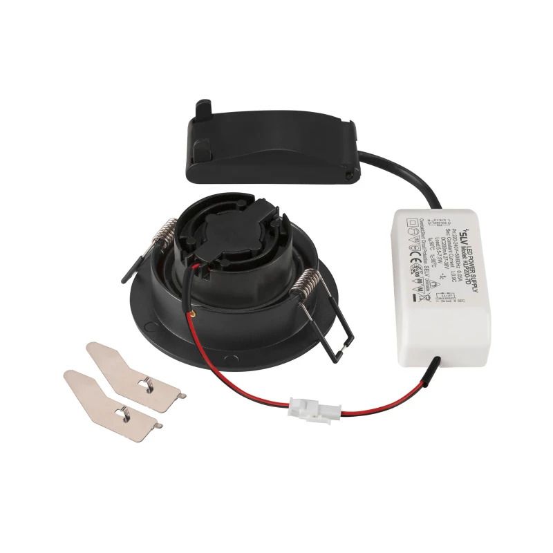 SLV LED Inbouwarmatuur Ø75mm | 8.3W 3000K 750lm 930 IP20 | Dimbaar | NEW TRIA