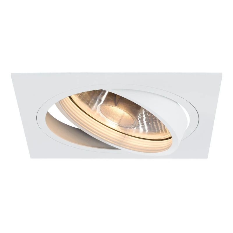 SLV LED Inbouwarmatuur Vierkant | 1X GU10 Max 75W IP20 | Dimbaar | NEW TRIA