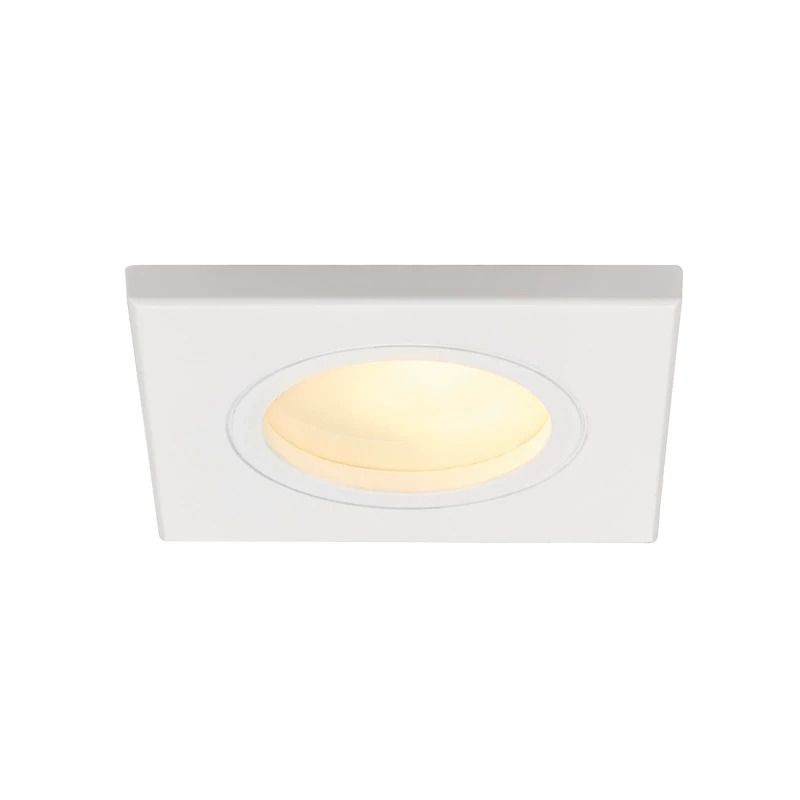 SLV LED Inbouwarmatuur Vierkant | 1X GU10 Max 35W 9 IP44 | Dimbaar | DOLIX
