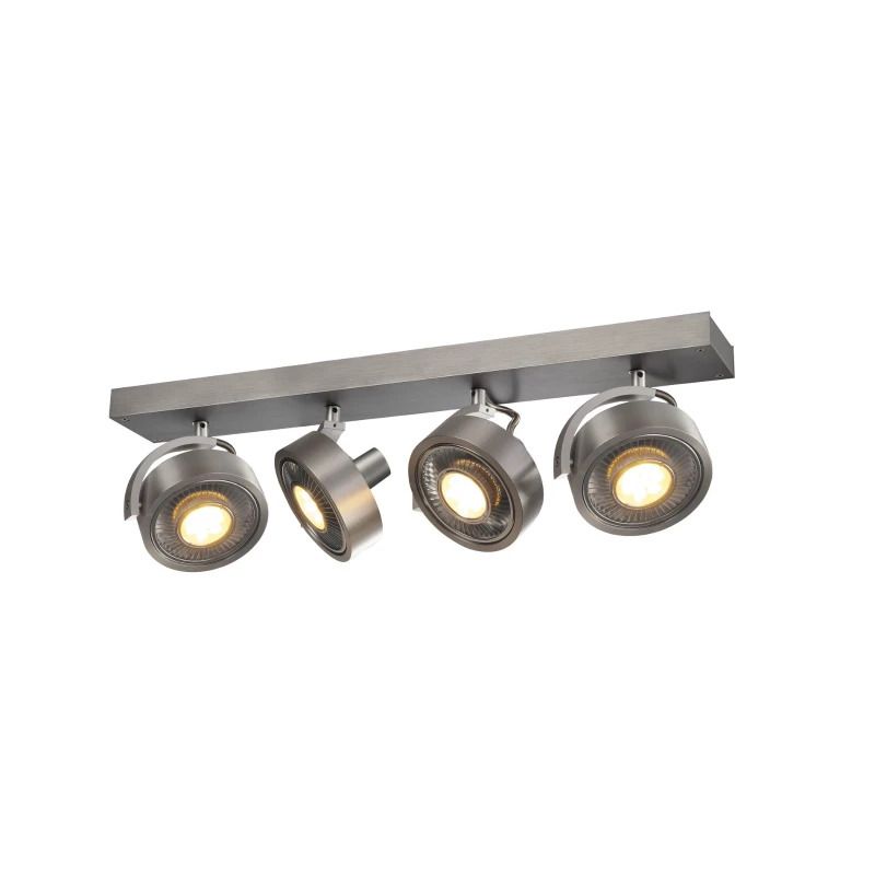 SLV LED Plafond- Wandlamp | 4X GU10 Max 75W | IP20 Dimbaar | KALU