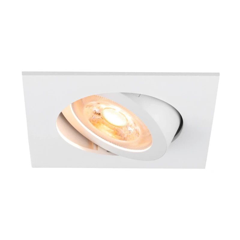 SLV LED Inbouwarmatuur Vierkant | 1X GU10 Max 10W IP20 | Dimbaar | NEW TRIA