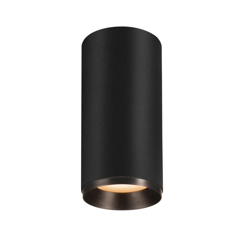 SLV LED Plafondlamp | 28W 3000K 2430lm 930 | IP20 DALI Dimbaar Zwart | NUMINOS