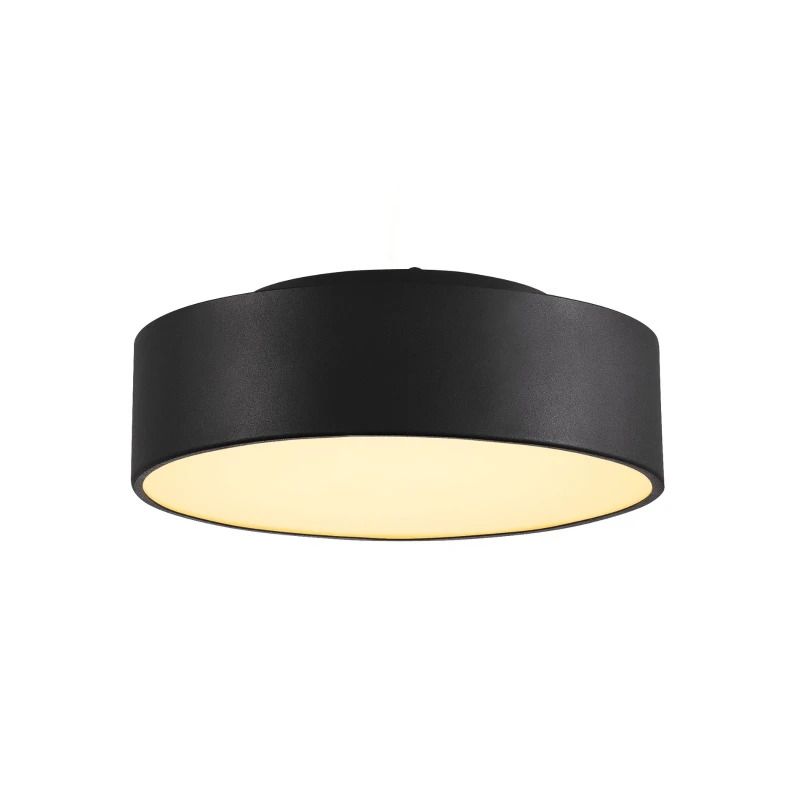 SLV LED Plafondlamp | 15W 3000K 1000lm 830 | IP20 Dimbaar Zwart | MEDO