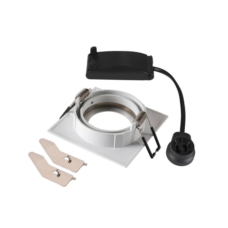 SLV LED Inbouwarmatuur Vierkant | 1X GU10 Max 10W IP20 | Dimbaar | NEW TRIA