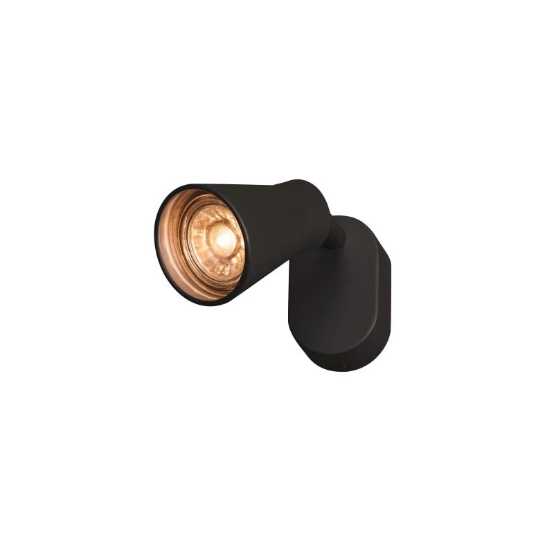 SLV LED Plafond- Wandlamp | 1X GU10 Max 50W | IP20 Dimbaar Zwart | AVO