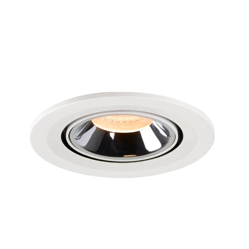 SLV LED Inbouwarmatuur Ø90mm | 8.6W 2700K 690lm 927 IP20 | NUMINOS