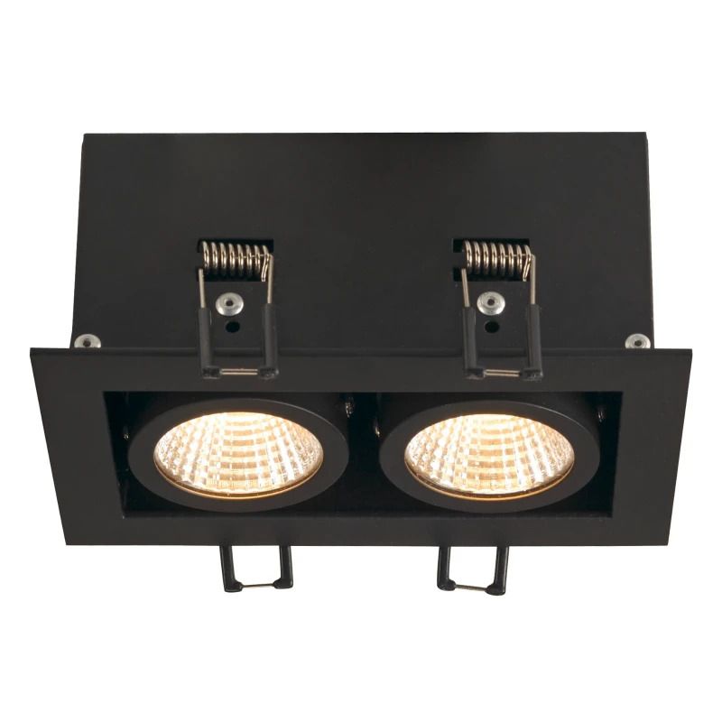 SLV LED Inbouwarmatuur Vierkant | 14W 3000K 1290lm 830 IP20 | Dimbaar | KADUX