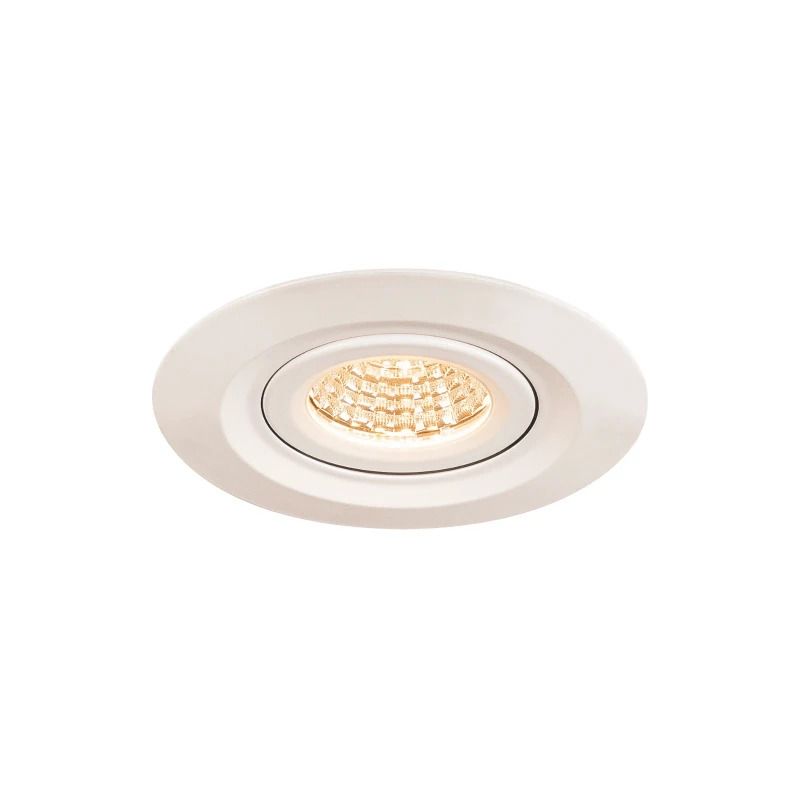SLV LED Inbouwarmatuur Ø90mm | 12W 3000K 850lm IP65 | Dimbaar | KINI