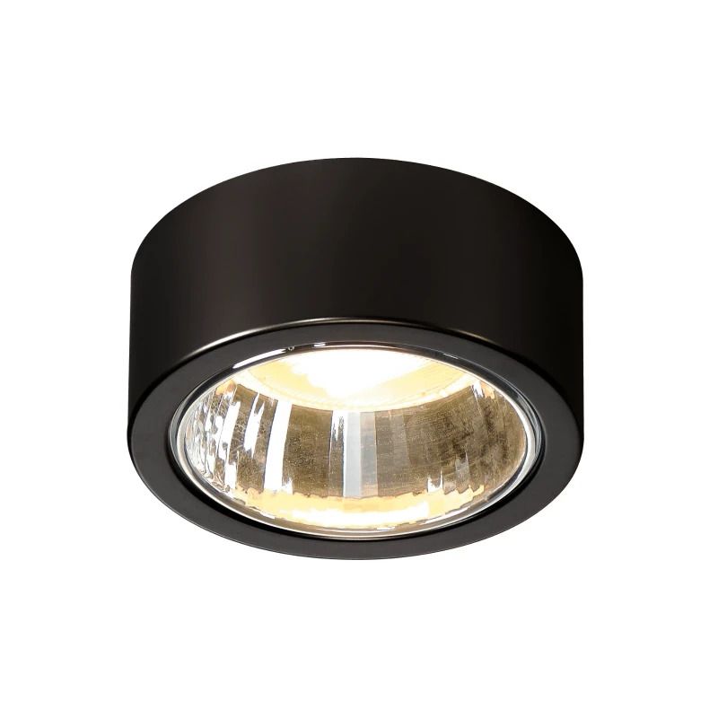 SLV LED Plafondlamp | 1X GX53 Max 11W | IP20 Zwart