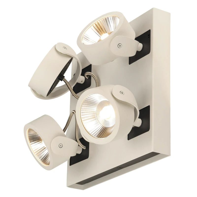 SLV LED Plafond- Wandlamp | 60W 3000K 4000lm 830 | IP20 Dimbaar Wit | KALU
