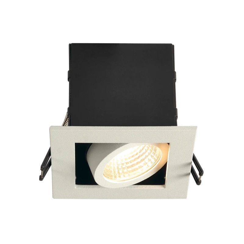 SLV LED Inbouwarmatuur Vierkant | 7.5W 3000K 650lm 830 IP20 | Dimbaar | KADUX