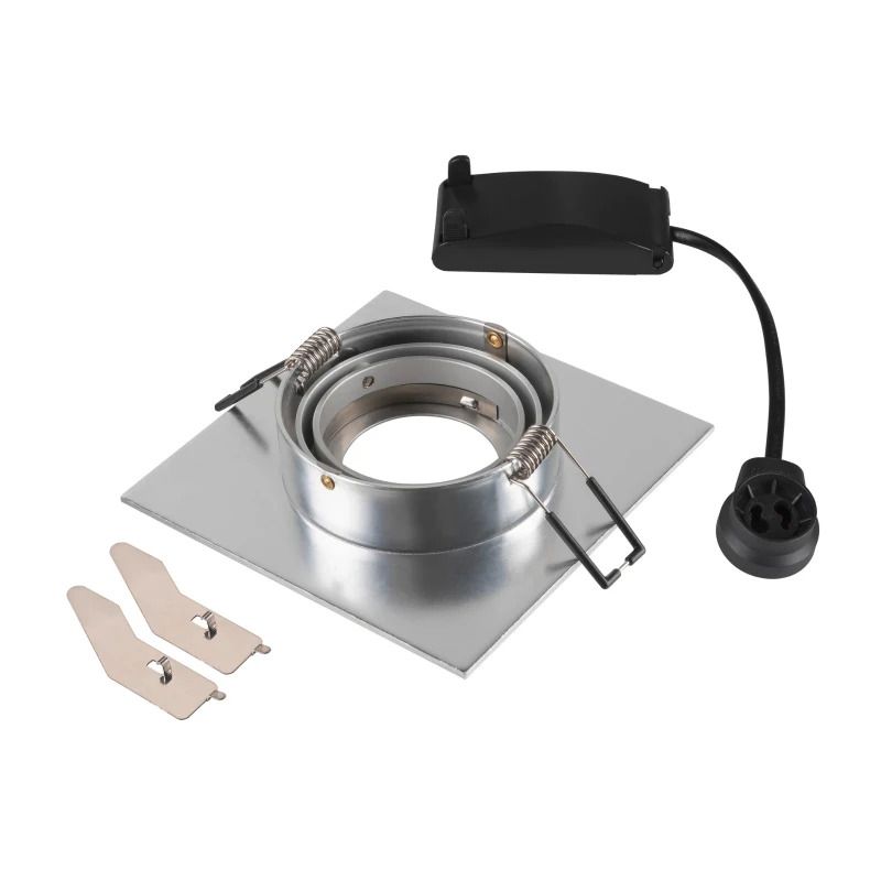 SLV LED Inbouwarmatuur Vierkant | 1X GU10 Max 10W IP20 | Dimbaar | NEW TRIA