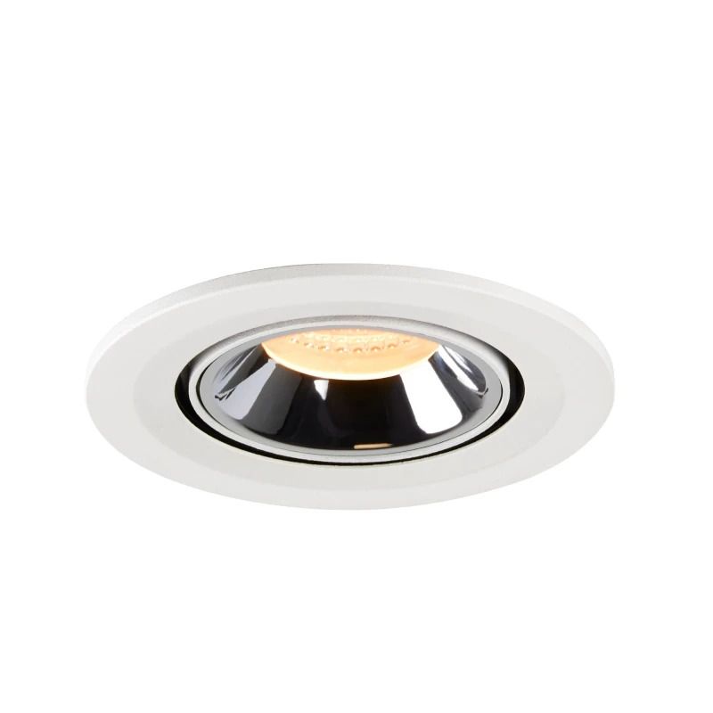 SLV LED Inbouwarmatuur Ø90mm | 8.6W 3000K 700lm 930 IP20 | NUMINOS