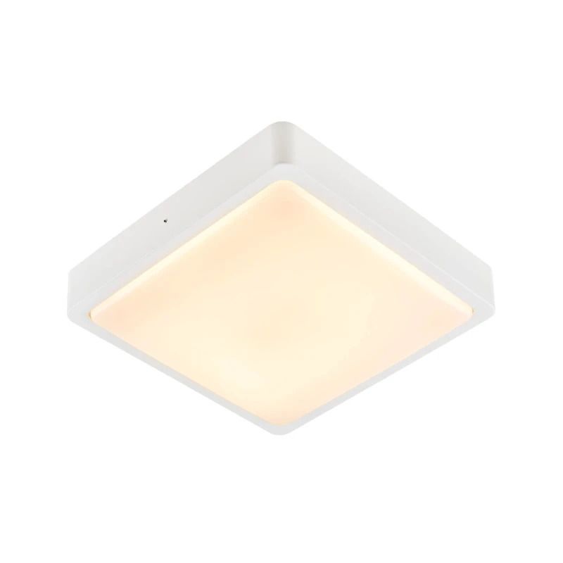 SLV LED Plafond- Wandlamp | 18W 3000K/4000K 1300lm 830/840 | IP65 Sensor Wit | AINOS