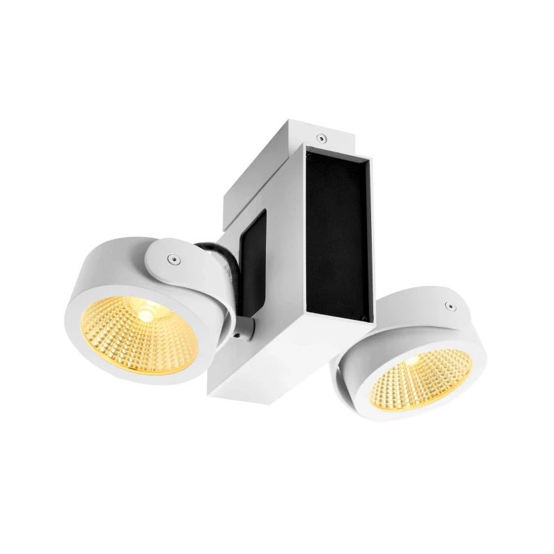 SLV LED Plafond- Wandlamp | 31W 3000K 1900lm 830 | IP20 Dimbaar Wit | TEC KALU