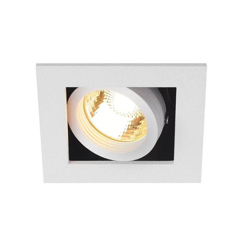SLV LED Inbouwarmatuur Vierkant | 1X GU10 Max 50W IP20 | Dimbaar | KADUX