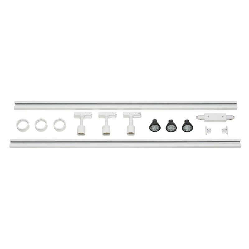 SLV LED Armatuur | 3X GU10 Max 12.9W  | IP20 Dimbaar Wit | PURI