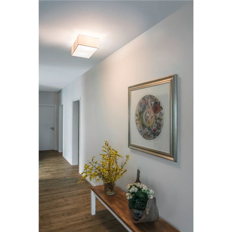 SLV LED Plafondlamp | 2X E27 Max 40W | IP20 Dimbaar Wit | ACCANTO