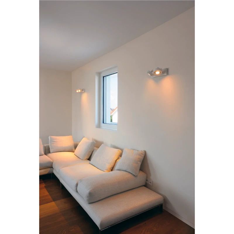 SLV LED Plafondlamp | 2X GU10 Max 75W | IP20 Dimbaar Wit | KALU