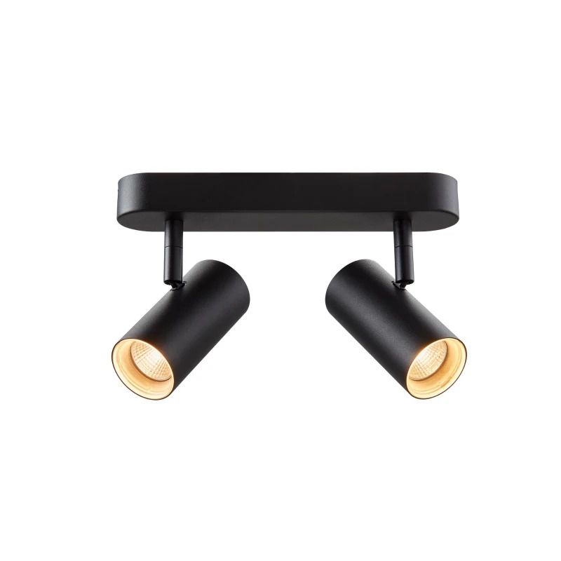 SLV LED Plafondlamp | 16W 2700K 1240lm 827 | IP20 Dimbaar Zwart | NOBLO
