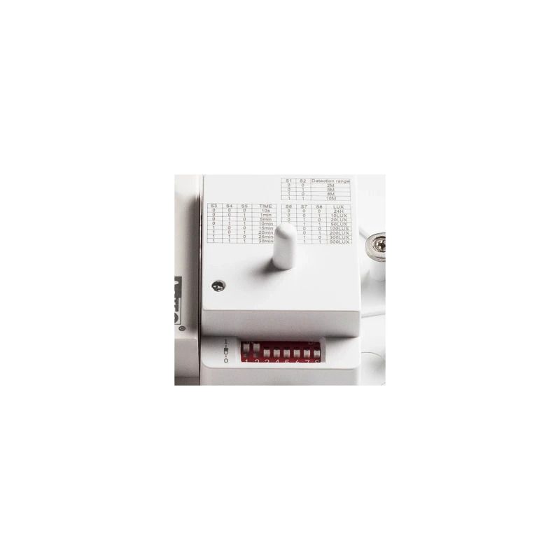 SLV LED Plafond- Wandlamp | 13W 3000K/4000K 1050lm 830/840 | IP65 Sensor Wit | RUBA