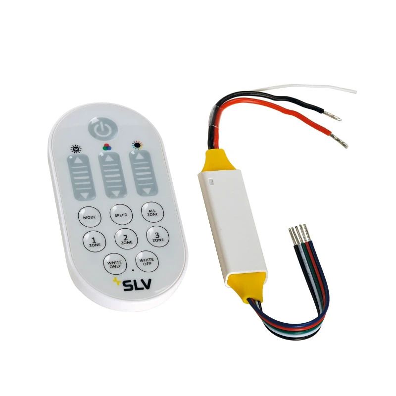 SLV Controle-eenheid | COLOR CONTROL, RGBW MASTER met Wifi afstandsbediening, 12V/24V | Controller