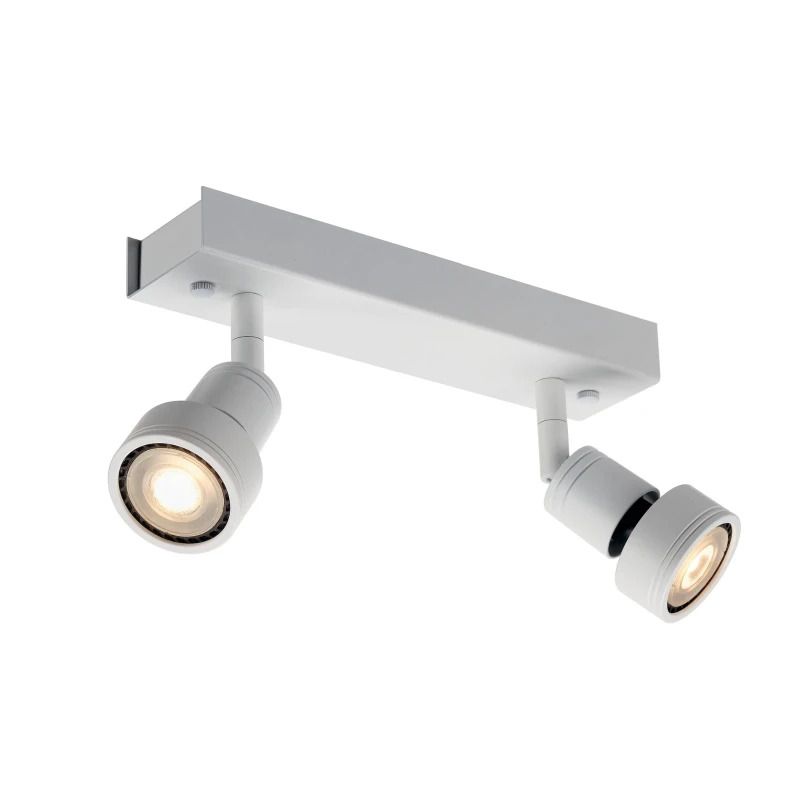 SLV LED Plafondlamp | 2X GU10 Max 50W | IP20 Dimbaar Wit | PURI