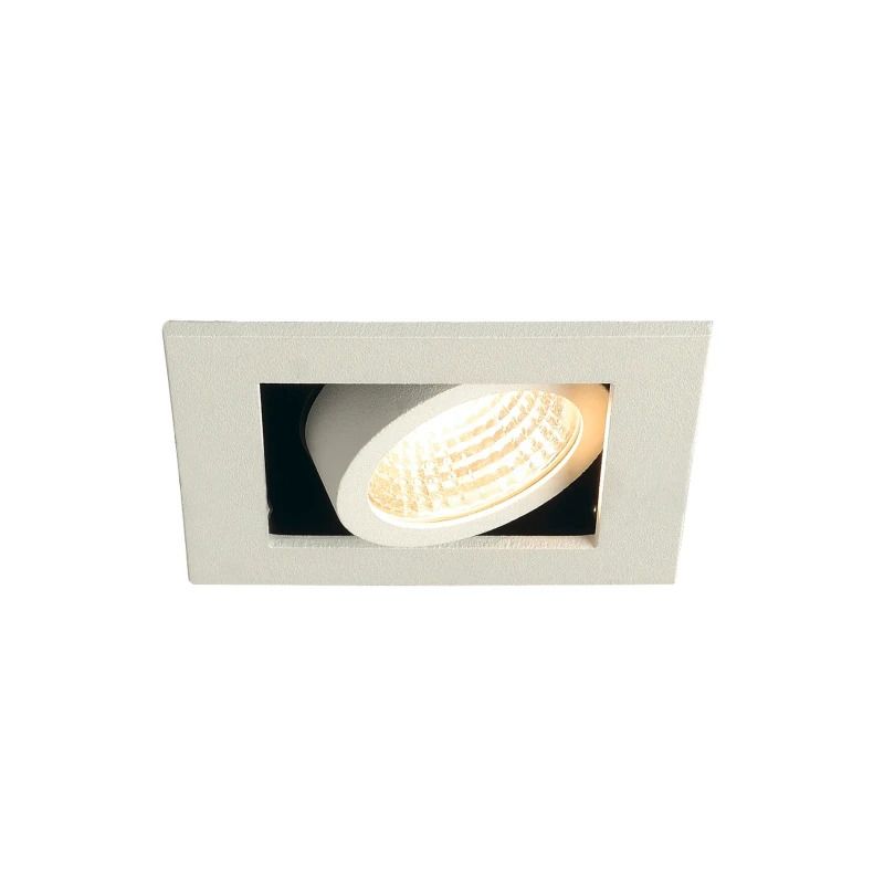 SLV LED Inbouwarmatuur Vierkant | 7.5W 3000K 650lm 830 IP20 | Dimbaar | KADUX