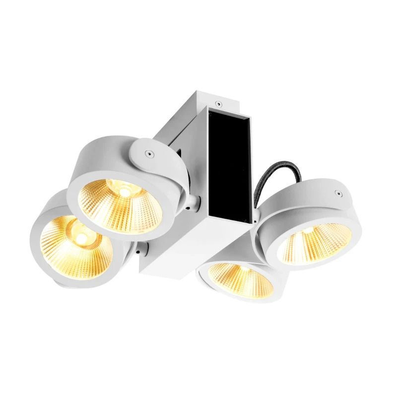 SLV LED Plafond- Wandlamp | 60W 3000K 3800lm 830 | IP20 Dimbaar Wit | TEC KALU