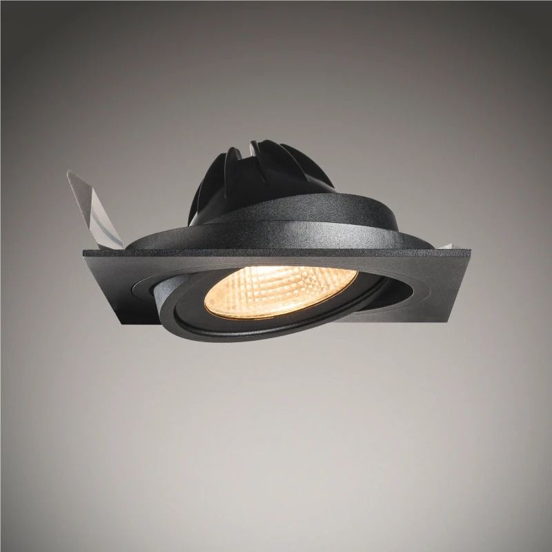 SLV LED Inbouwarmatuur Vierkant | 1X GU10 Max 75W IP20 | Dimbaar | NEW TRIA