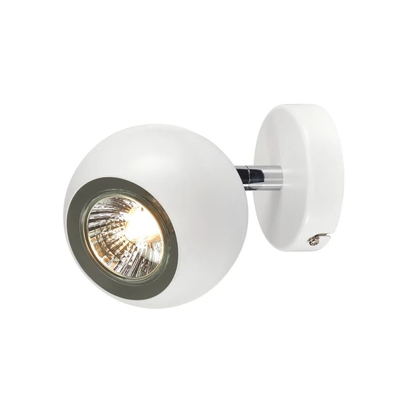 SLV LED Plafond- Wandlamp | 1X GU10 Max 50W  | IP20 Dimbaar Wit | LIGHT EYE