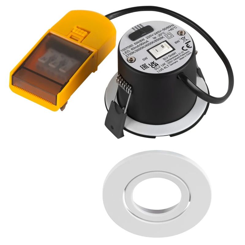 SLV LED Inbouwarmatuur Ø68mm | 8W 2700K/3000K IP20 | Dimbaar | UNIVERSAL DOWNLIGHT