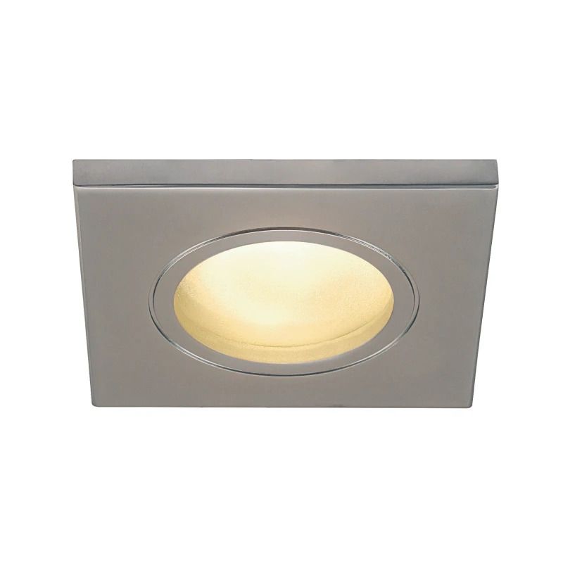 SLV LED Inbouwarmatuur Vierkant | 1X GU10 Max 50W IP65 | Dimbaar | DOLIX