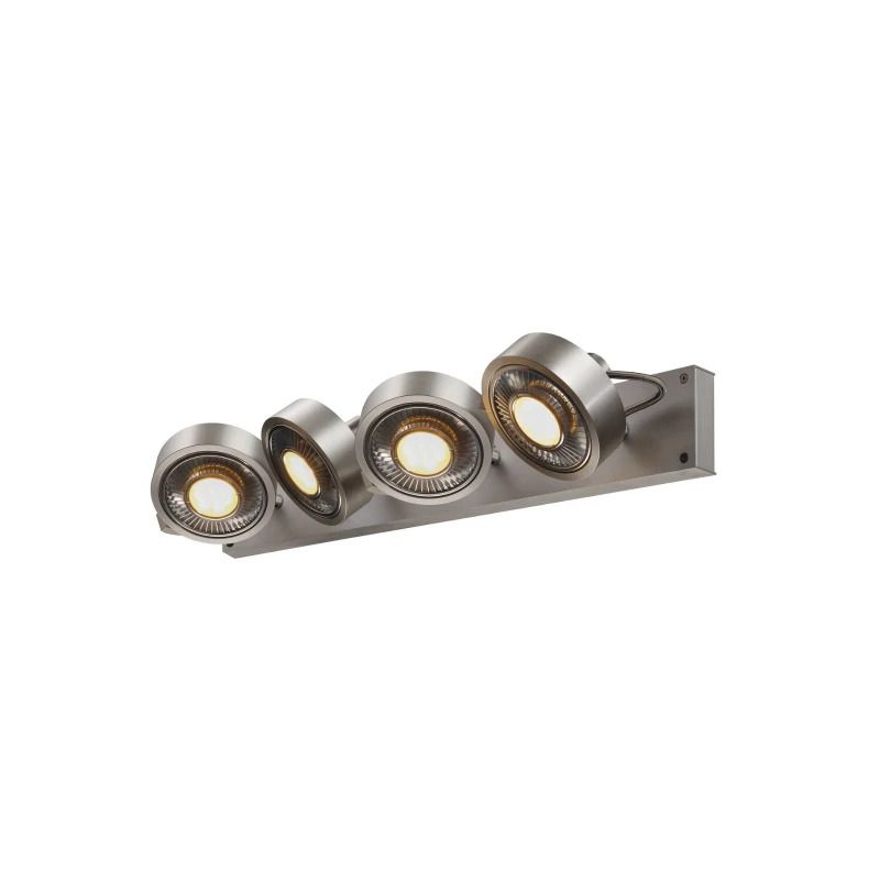 SLV LED Plafond- Wandlamp | 4X GU10 Max 75W  | IP20 Dimbaar | KALU