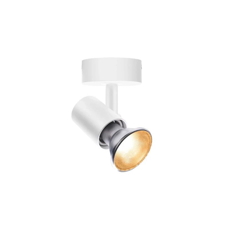 SLV LED Plafond- Wandlamp | 1X E27 Max 75W  | IP20 Dimbaar Wit | SPOT E27