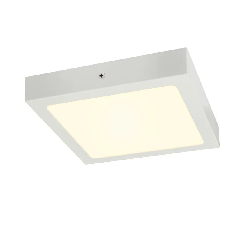 SLV LED Plafond- Wandlamp | 15W 4000K 1240lm 940 | IP20 Dimbaar Wit | SENSER