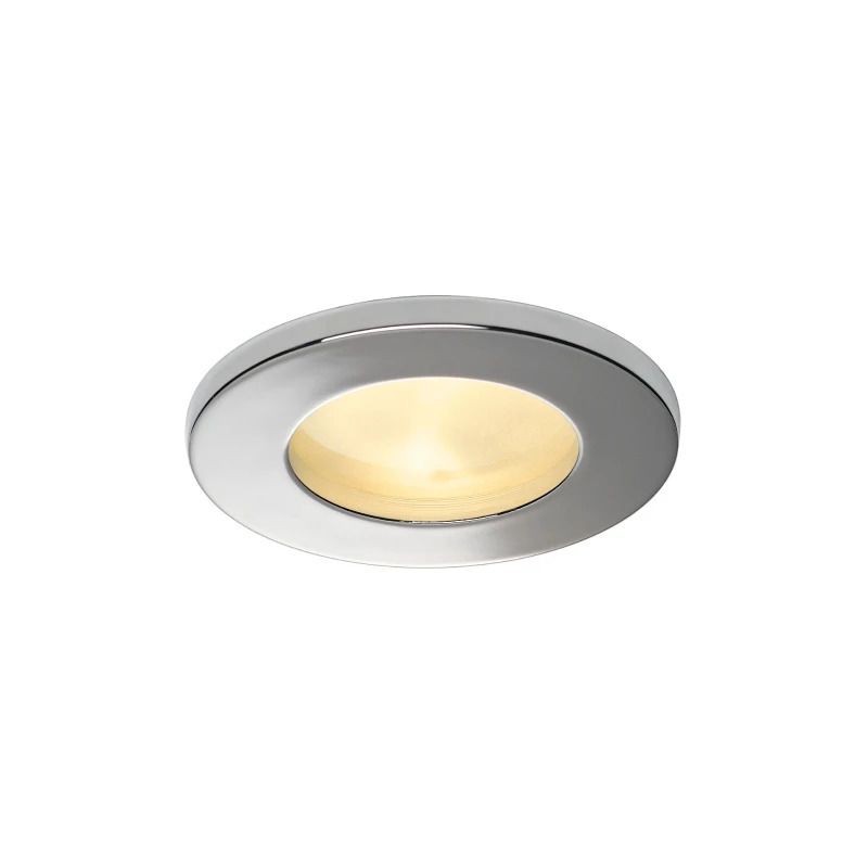 SLV LED Inbouwarmatuur Ø70mm | 1X GU10 Max 35W 9 IP44 | Dimbaar | DOLIX