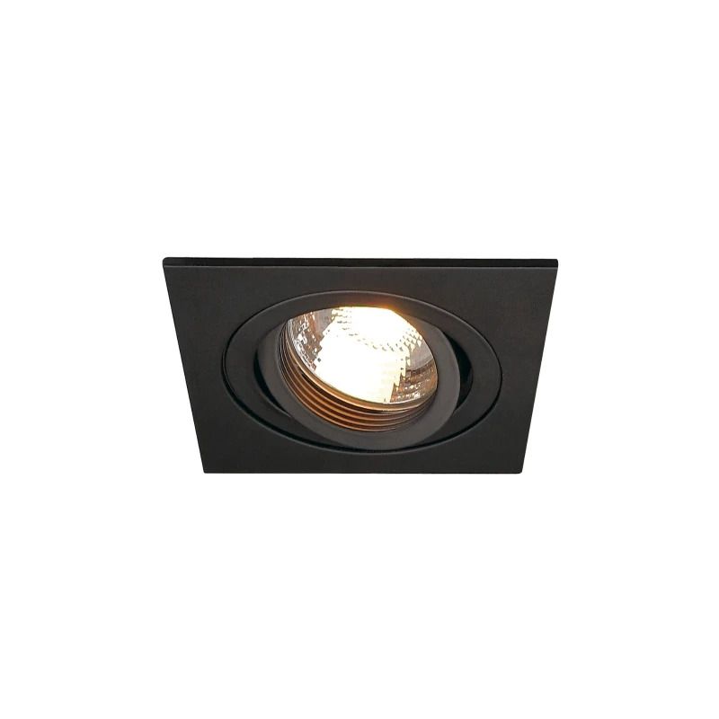 SLV LED Inbouwarmatuur Vierkant | 1X GU10 Max 50W IP20 | Dimbaar | NEW TRIA