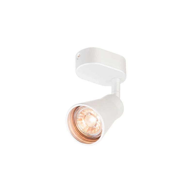 SLV LED Plafond- Wandlamp | 1X GU10 Max 50W  | IP20 Dimbaar Wit | AVO