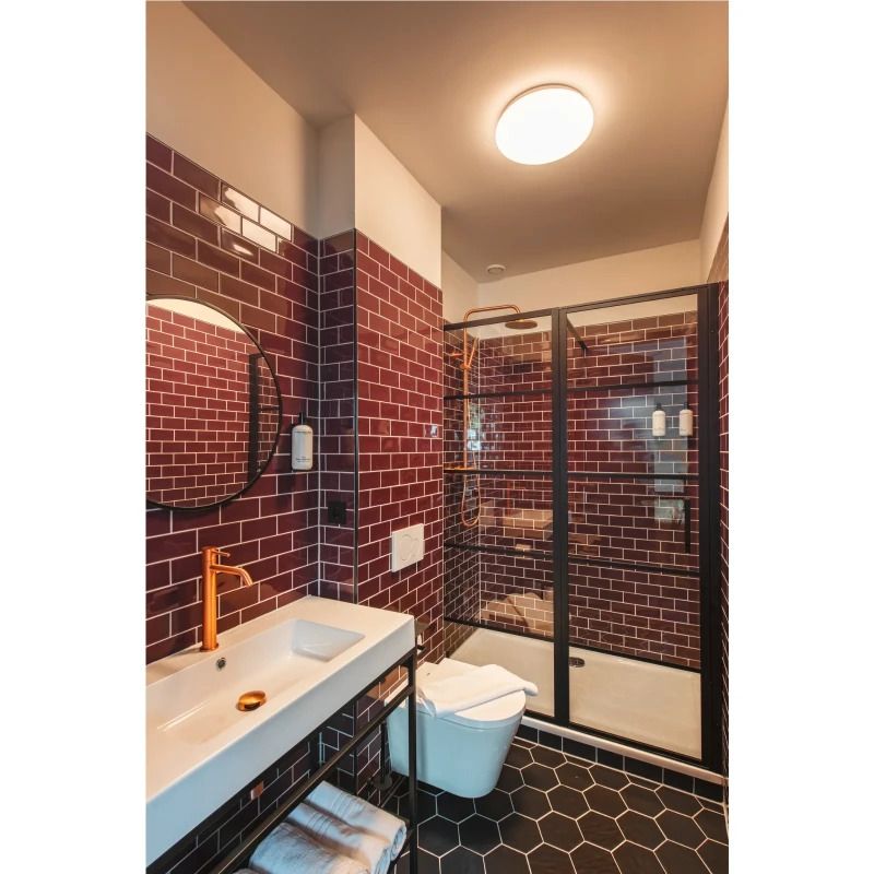 SLV LED Plafond- Wandlamp | 24W 3000K 2200lm 930 | IP44 Dimbaar Wit | SIMA
