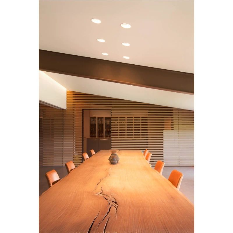 SLV LED Inbouwarmatuur Ø100mm | 1X GU10 Max 25W IP20 | Dimbaar | HORN
