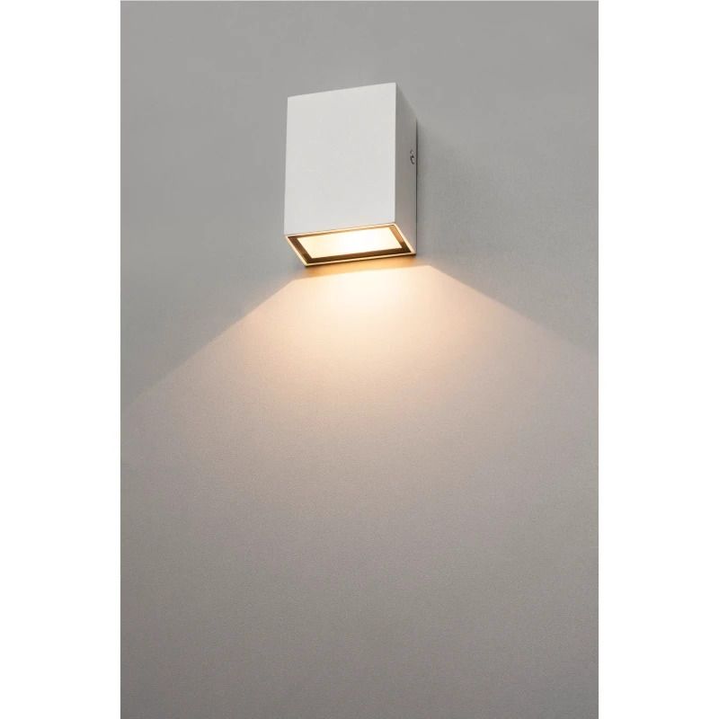 SLV LED Wandlamp | 4.6W 3000K 100lm 830 | IP44 Wit | QUAD